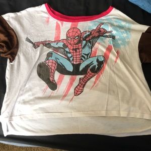 Spider-Man Crop Top